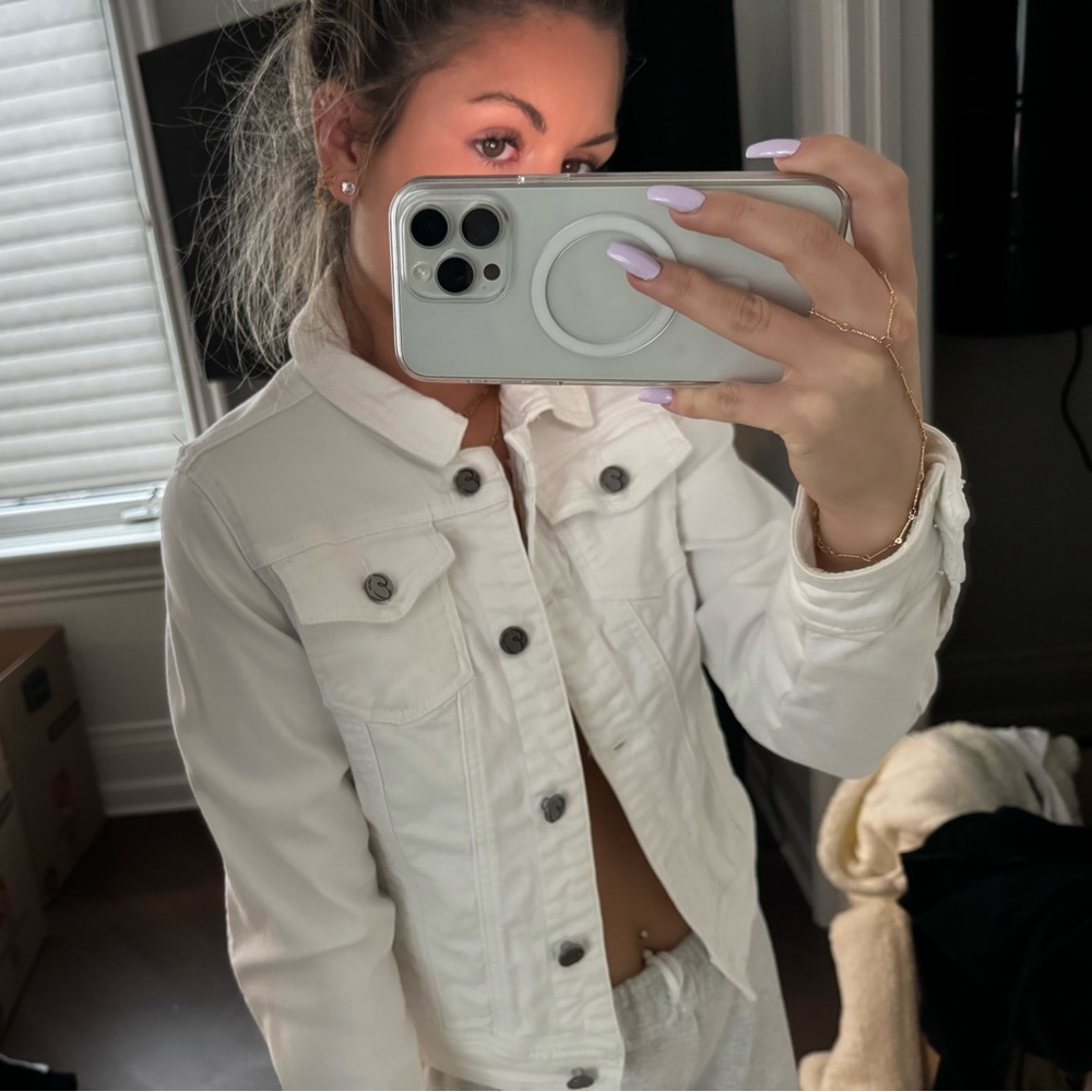 White Jean Jacket from Earl Jean